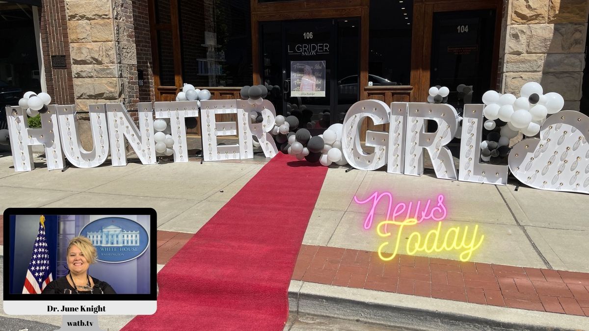 HunterGirl from American Idol was in front of my office in Winchester